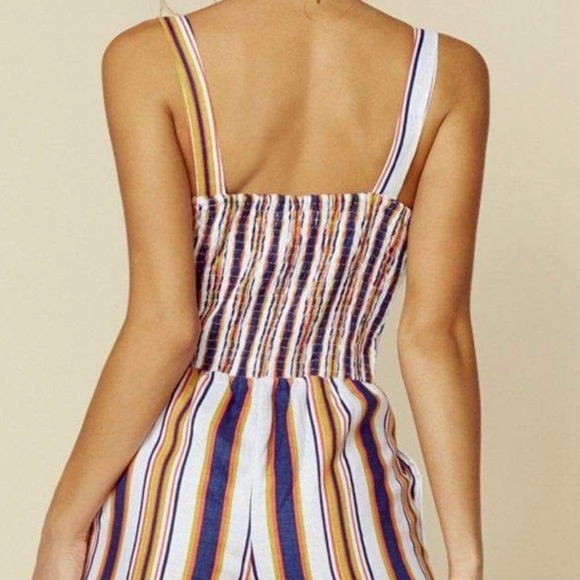 Faithful the Brand Scout Stripe Linen Jumpsuit - Picture 3 of 14